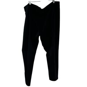 Susan Graver Weekend Black Regular Premium Stretch Slim- Leg Ankle Pants XLP EUC